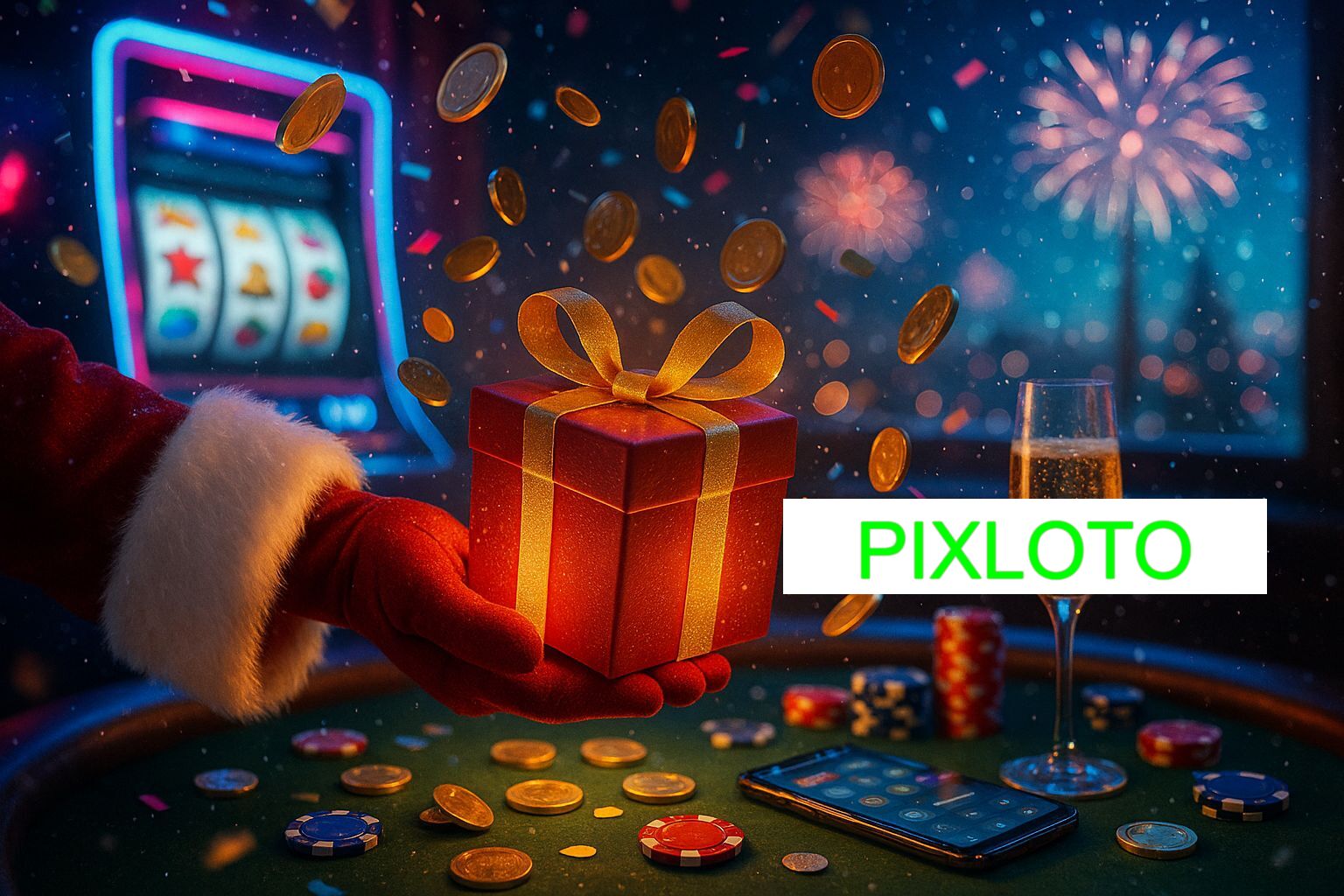 Promoções de Ano Novo no PIXLOTO